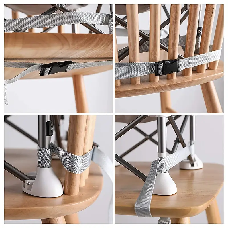 Baby Furniture Supplies Booster Seat Dining Chair Portable Travel Folding Kids With Feeding Chair Outdoor Beach Seat