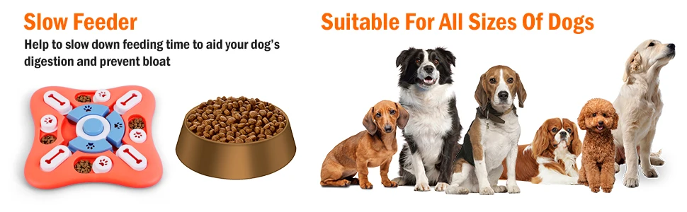 Dog Puzzle Toys for IQ Training & Mental Enrichment, Interactive Dog Toys for Large Medium Small Dogs,Dog Treat Puzzle Dispensin Dog Puzzle Toys for IQ Training & Mental Enrichment, Interactive Dog Toys for Large Medium Small Dogs,Dog Treat Puzzle Dispensin
