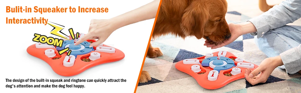 Dog Puzzle Toys for IQ Training & Mental Enrichment, Interactive Dog Toys for Large Medium Small Dogs,Dog Treat Puzzle Dispensin Dog Puzzle Toys for IQ Training & Mental Enrichment, Interactive Dog Toys for Large Medium Small Dogs,Dog Treat Puzzle Dispensin