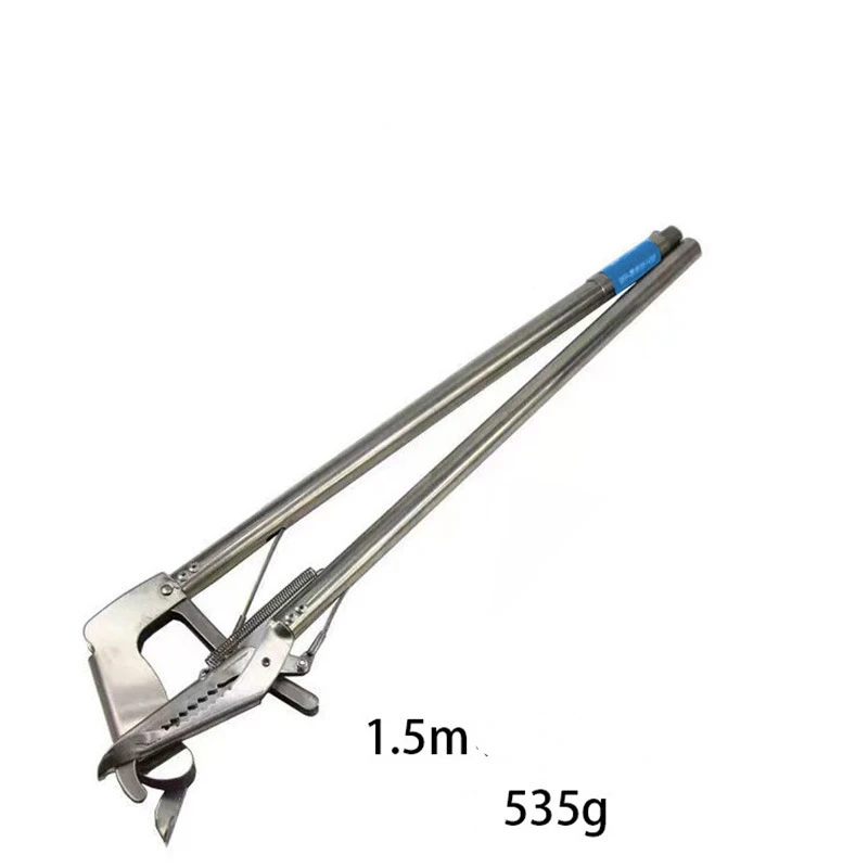 Extended Snake Hook Pliers To Catch Loach Crab Clips Rubbish Clip Snake Trap Stainless Steel Straight Mouth Eel Clip Extended Snake Hook Pliers To Catch Loach Crab Clips Rubbish Clip Snake Trap Stainless Steel Straight Mouth Eel Clip