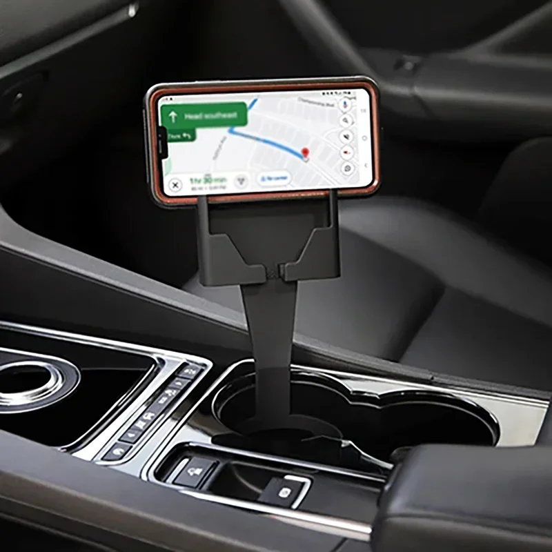 Car Mobile Phone Holder 2 In 1 Anti-falling Support Cup Holder GPS Support Water Bottle Beverage Car Accessories Auto Interior
