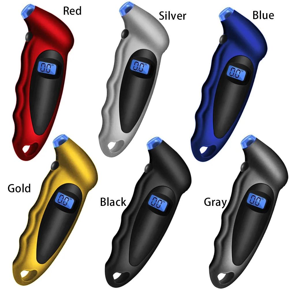 Tire Pressure Gauge Backlight High-precision Digital Tire Pressure Monitoring Car Tyre Air Pressure Gauge Meter LCD Display