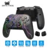 ⁦בקר אלחוטי DATA FROG עם עיצוב RGB מרהיב לקונסולת Nintendo Switch Gamepad Pro⁩ – תמונה ⁦2⁩