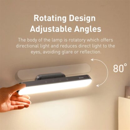 ⁦מנורת שולחן LED נטענת ומגנטית מבית Baseus⁩ – תמונה ⁦6⁩