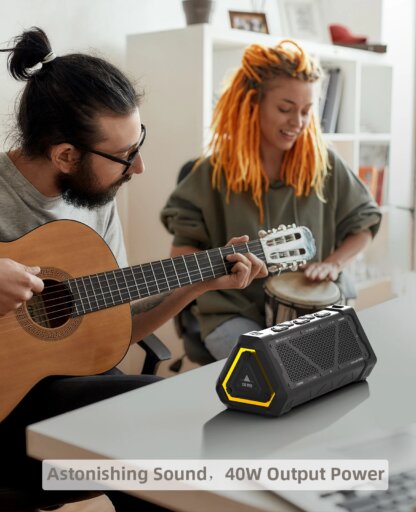 ⁦רמקול Bluetooth עוצמתי של Mlove P3 עם תאורת RGB⁩ – תמונה ⁦5⁩