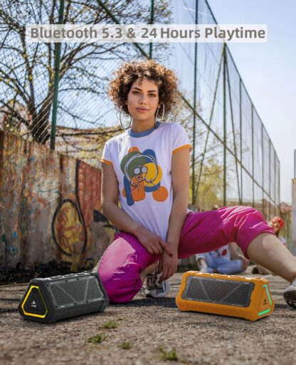 ⁦רמקול Bluetooth עוצמתי של Mlove P3 עם תאורת RGB⁩ – תמונה ⁦2⁩