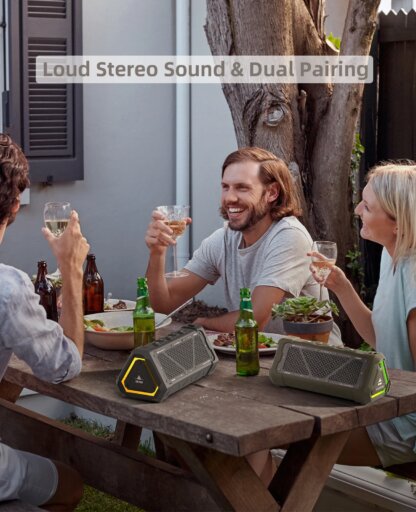 ⁦רמקול Bluetooth עוצמתי של Mlove P3 עם תאורת RGB⁩ – תמונה ⁦4⁩