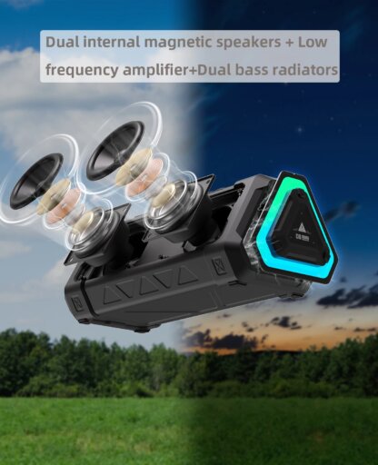 ⁦רמקול Bluetooth עוצמתי של Mlove P3 עם תאורת RGB⁩ – תמונה ⁦3⁩