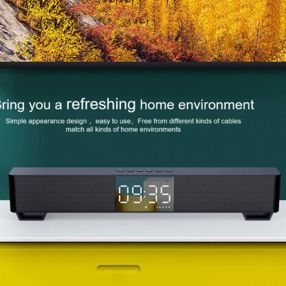 ⁦מקרן קול Bluetooth סטריאו עם תצוגה דיגיטלית Mifa Soundbar K3⁩ – תמונה ⁦5⁩