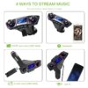 ⁦מתאם Bluetooth 5.0 - לרכב עם מטען USB ונגן MP3⁩ – תמונה ⁦5⁩