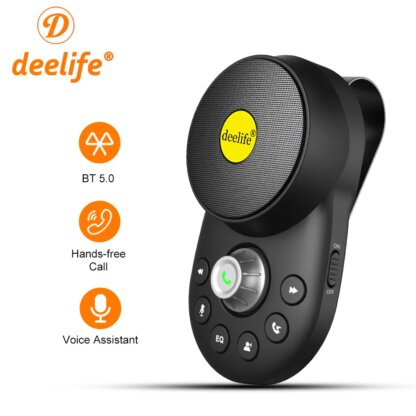 ⁦ערכת דיבורית Bluetooth לרכב Deelife⁩ – תמונה ⁦2⁩