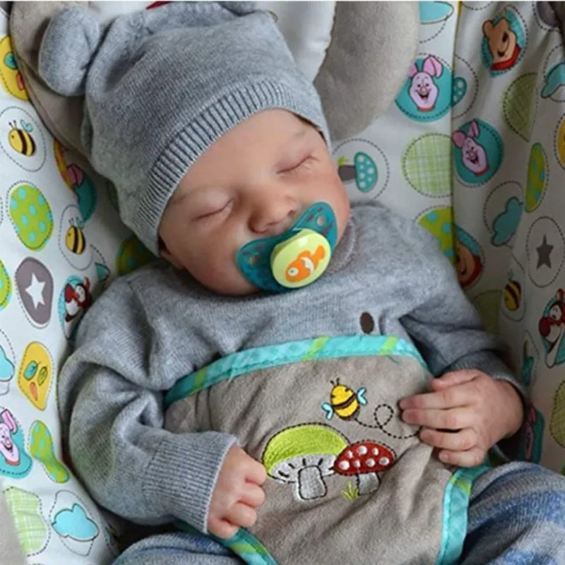 Levi Reborn Baby Realistic Vinyl Body Alive LoL Bebe Newborn Finished Hair-painted Doll Children Girls Gift Dolls