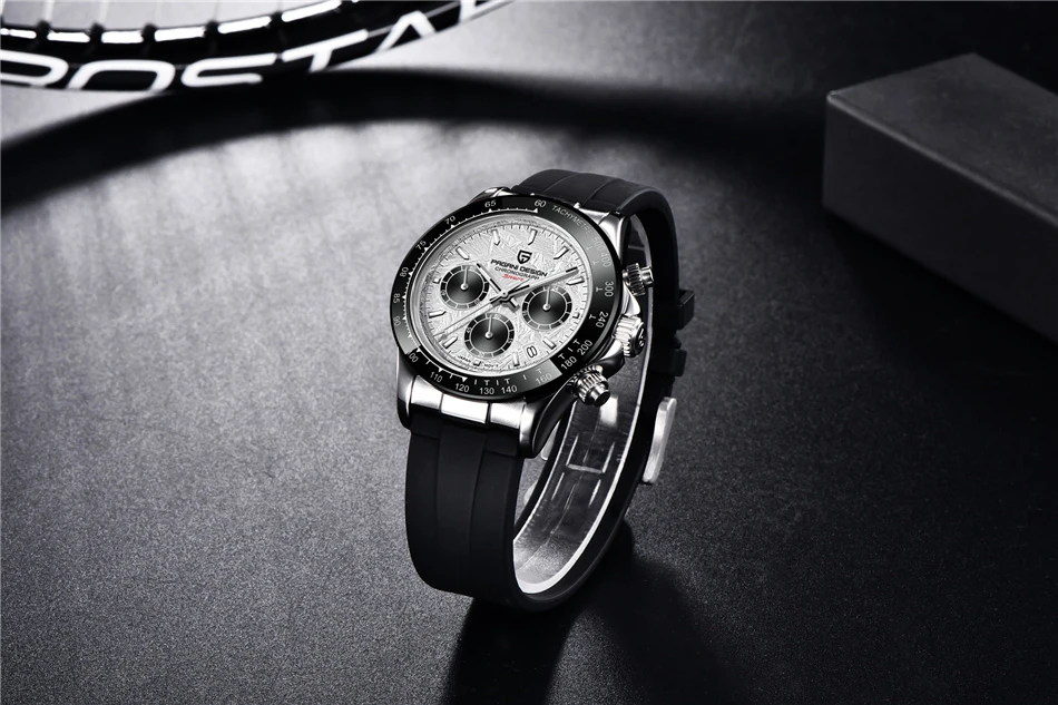 40mm New V2 PAGANI DESIGN Men's Quartz Watches Sapphire Retro Chronograph Stainless Steel Waterproof Watch Men Relogio Masculino