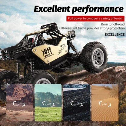 ⁦רכב שטח 4WD עם שלט רחוק⁩ – תמונה ⁦5⁩