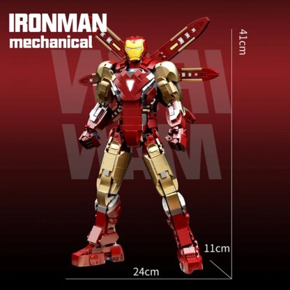 ⁦משחק הרכבה (לגו) של IRON MAN עם 1,339 חלקים⁩ – תמונה ⁦6⁩