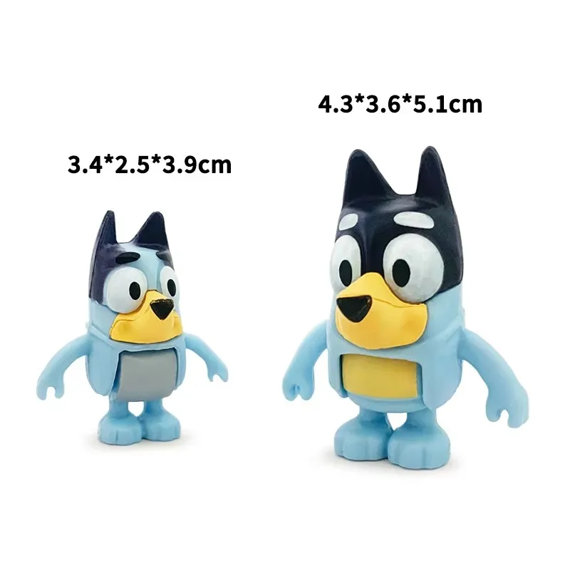 8Pcs/Set Bluey Toy Anime Figurines Toy Figures Movable Joints Action Figure Model Dolls Children Birthday Decoration Toy Gift 8Pcs/Set Bluey Toy Anime Figurines Toy Figures Movable Joints Action Figure Model Dolls Children Birthday Decoration Toy Gift