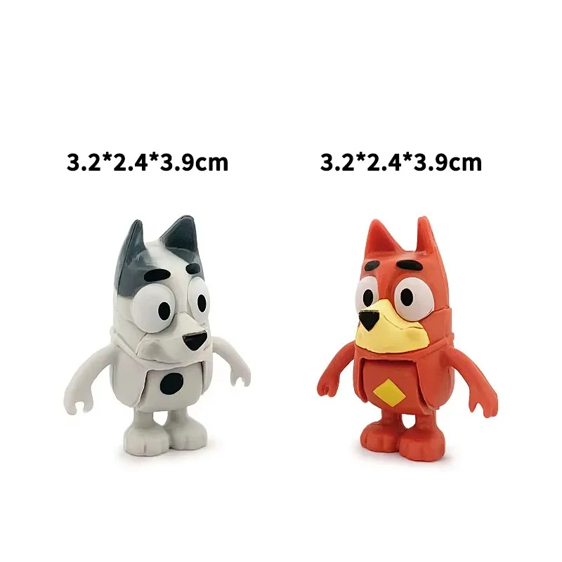 8Pcs/Set Bluey Toy Anime Figurines Toy Figures Movable Joints Action Figure Model Dolls Children Birthday Decoration Toy Gift 8Pcs/Set Bluey Toy Anime Figurines Toy Figures Movable Joints Action Figure Model Dolls Children Birthday Decoration Toy Gift