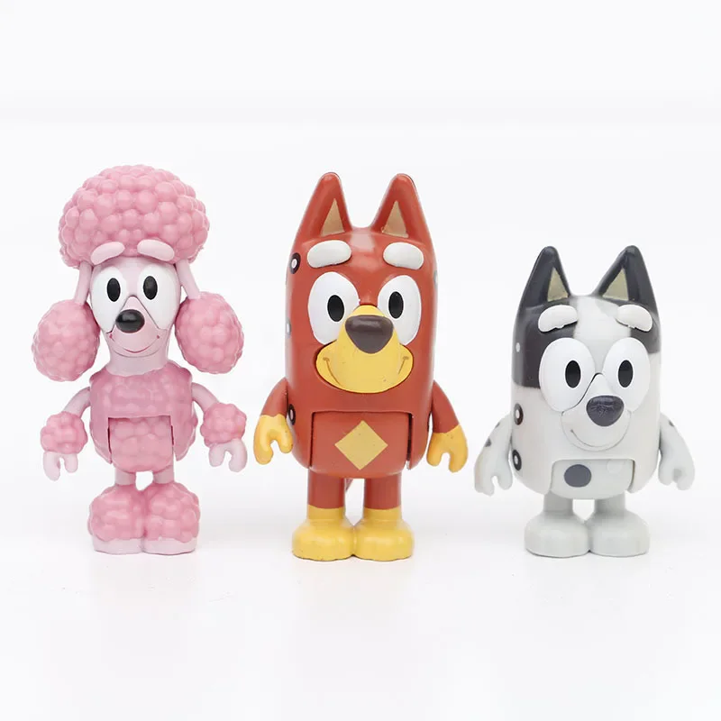 8Pcs/Set Bluey Toy Anime Figurines Toy Figures Movable Joints Action Figure Model Dolls Children Birthday Decoration Toy Gift 8Pcs/Set Bluey Toy Anime Figurines Toy Figures Movable Joints Action Figure Model Dolls Children Birthday Decoration Toy Gift