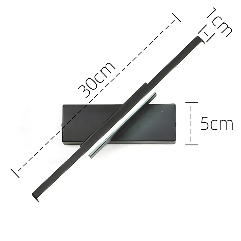 LED Strip Wall Light, Modern Simple Bedroom Bedside Lamp,Nordic Hotel Corridor Room Background Wall Light, 3000-6000K