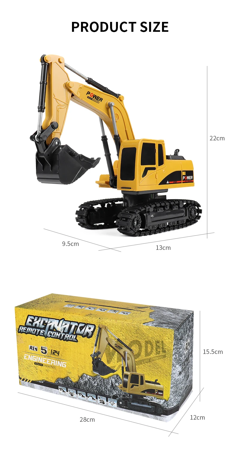 ZWN 2.4G Remote Control Excavator Dump Truck RC Model Car Toy Professional Alloy Plastic Simulation Construction Vehicle for Kid ZWN 2.4G Remote Control Excavator Dump Truck RC Model Car Toy Professional Alloy Plastic Simulation Construction Vehicle for Kid