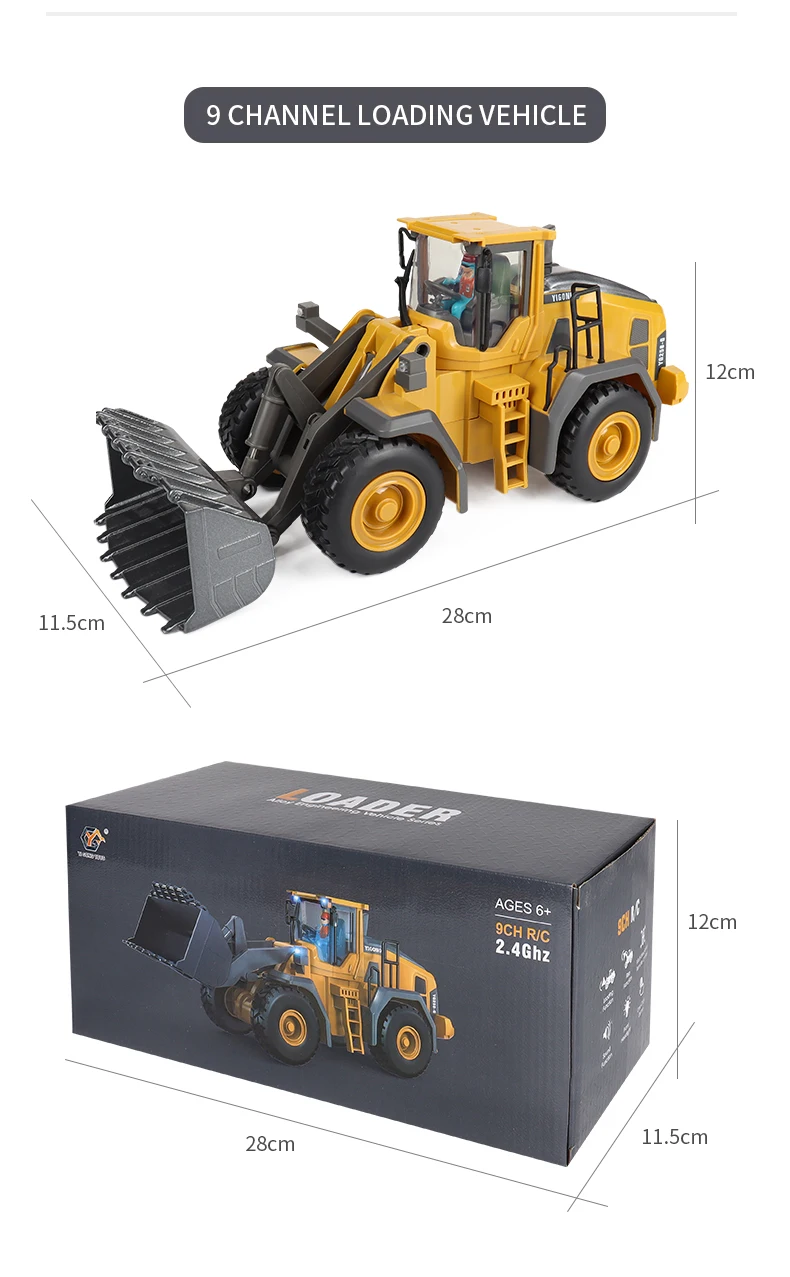 ZWN 2.4G Remote Control Excavator Dump Truck RC Model Car Toy Professional Alloy Plastic Simulation Construction Vehicle for Kid ZWN 2.4G Remote Control Excavator Dump Truck RC Model Car Toy Professional Alloy Plastic Simulation Construction Vehicle for Kid