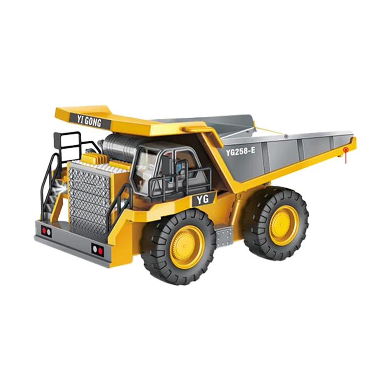 ZWN 2.4G Remote Control Excavator Dump Truck RC Model Car Toy Professional Alloy Plastic Simulation Construction Vehicle for Kid ZWN 2.4G Remote Control Excavator Dump Truck RC Model Car Toy Professional Alloy Plastic Simulation Construction Vehicle for Kid