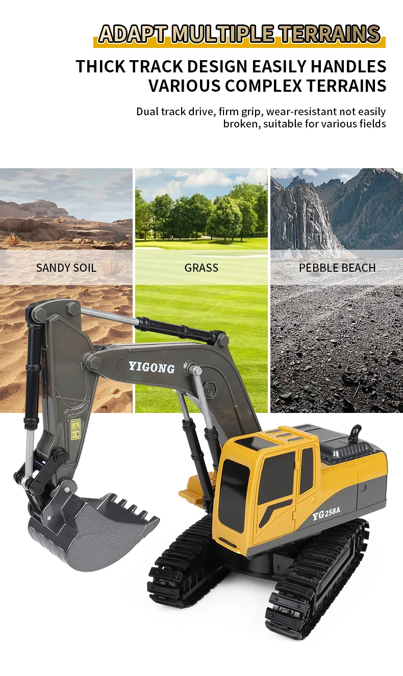 ZWN 2.4G Remote Control Excavator Dump Truck RC Model Car Toy Professional Alloy Plastic Simulation Construction Vehicle for Kid ZWN 2.4G Remote Control Excavator Dump Truck RC Model Car Toy Professional Alloy Plastic Simulation Construction Vehicle for Kid