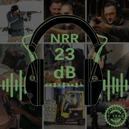 ⁦אוזניות אלקטרוניות נגד רעש להגנה והגברת צליל⁩ – תמונה ⁦4⁩