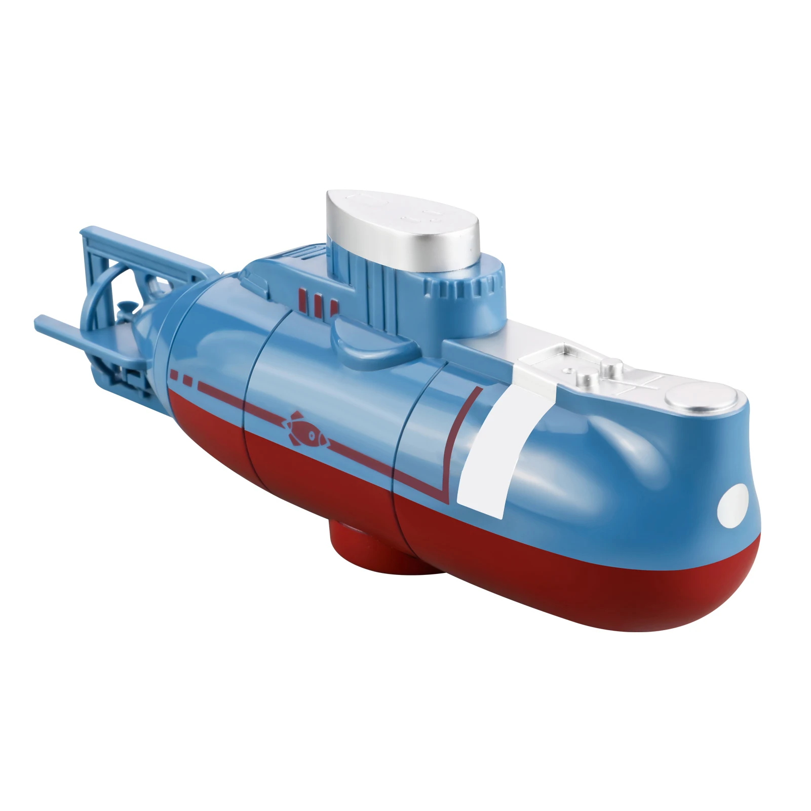 Mini RC Submarine 0.1m/s Speed Remote Control Boat Waterproof Diving Toy Simulation Model for Kids Christmas Gift New Year Gift