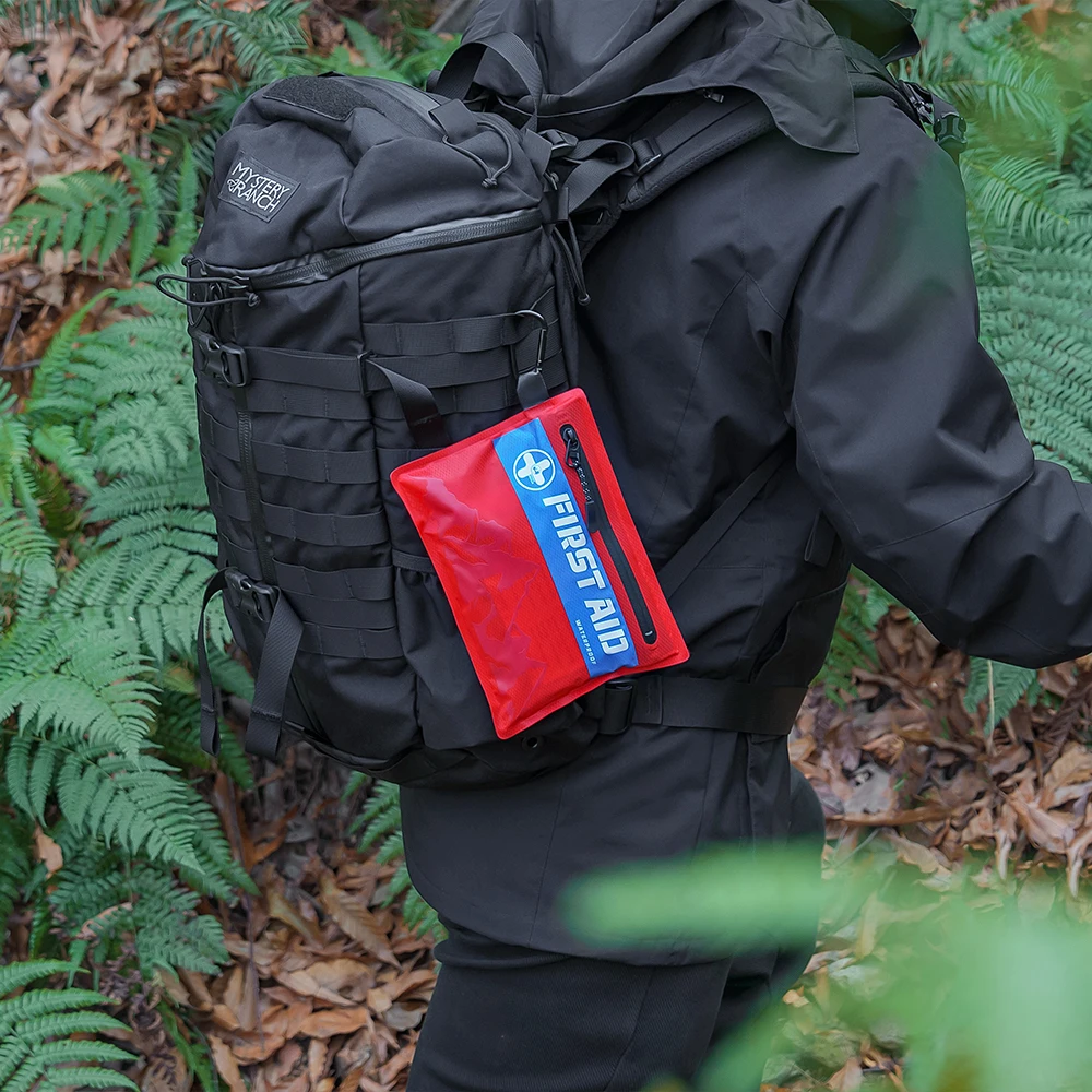 RHINO RESCUE Small First Aid Kit Ultralight Waterproof Medical Kit for Hiking, Backpacking, Cycling, Travel, Vehicles,