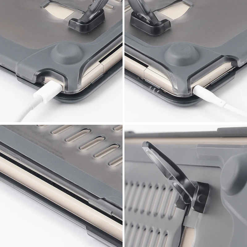 Stand Laptop Case for Macbook Air 13 Case M3 Air 15.3 inch cover For Macbook Pro 13 Case M2 M1 Pro 14 Macbook Pro 16 Case