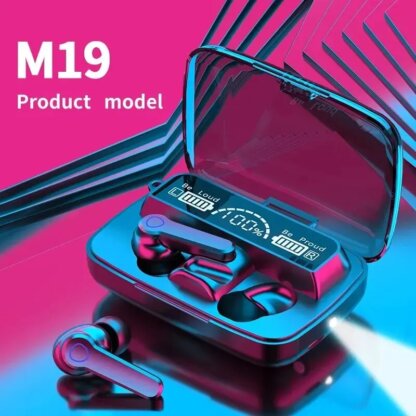 ⁦אוזניות אלחוטיות מתקדמות M19⁩ – תמונה ⁦2⁩
