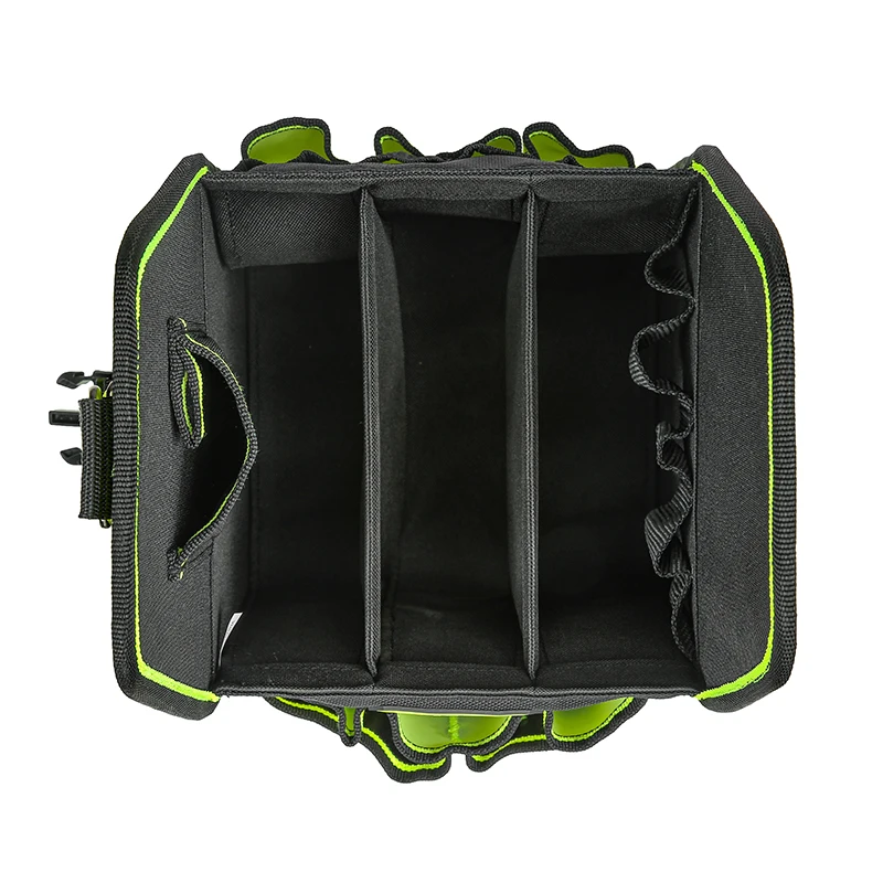 Jakah Open Tool Bag Tool Tote with Adjustable Straps and Waterproof Base Tool Storage Bags for Men HL062