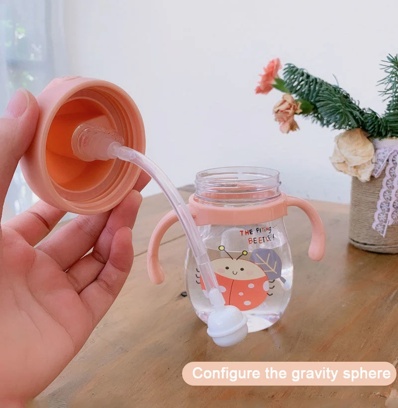 Baby Water Cup Straw Cute Anti-Choking Kindergarten Children Water Cup With Gravity Ball Duckbill Cup Infant Drinking Cup Baby Water Cup Straw Cute Anti-Choking Kindergarten Children Water Cup With Gravity Ball Duckbill Cup Infant Drinking Cup