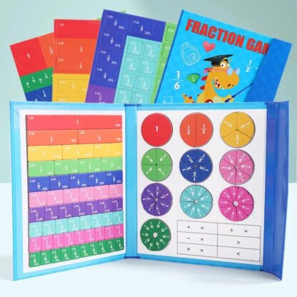 ⁦חילוקי – לוח מגנטי ללימוד שברים: מהפכה בהוראת מתמטיקה לילדים⁩ – תמונה ⁦3⁩