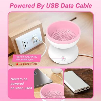 ⁦מכשיר לניקוי מברשות איפור TwistBrush – הפתרון המושלם לניקוי מקצועי ויעיל⁩ – תמונה ⁦6⁩