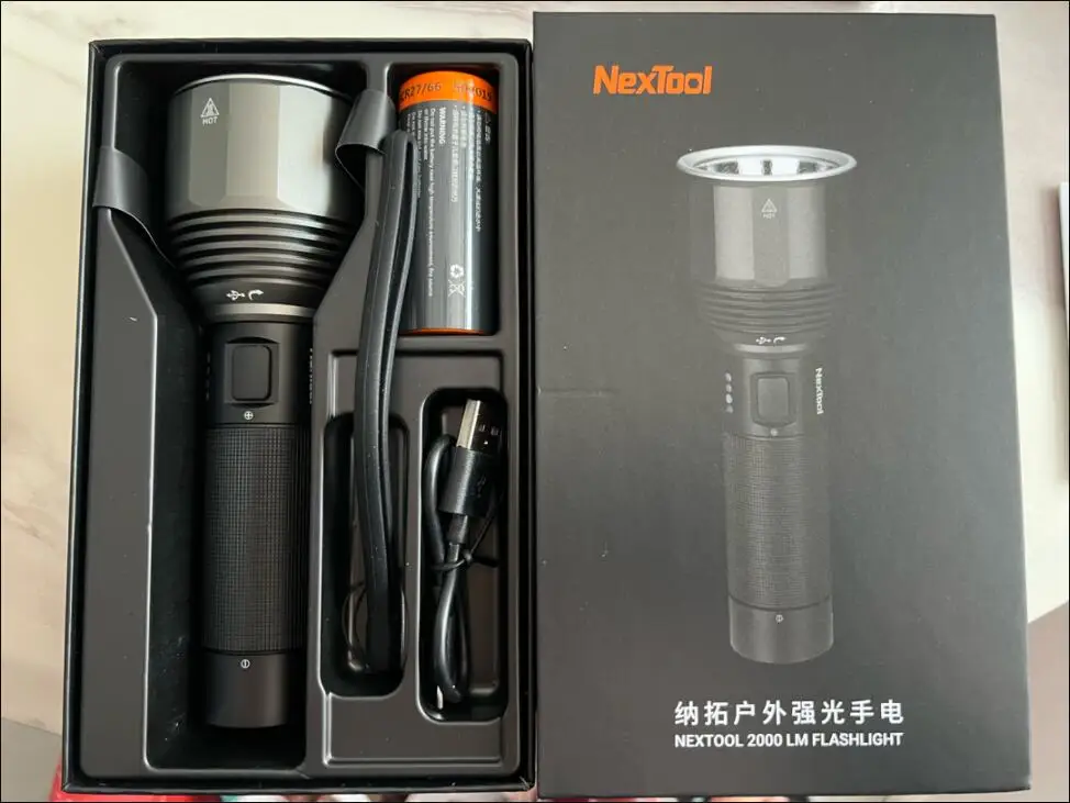 פנס עוצמתי וסופר איכותי NexTool XPH50.2 מבית שיאומי