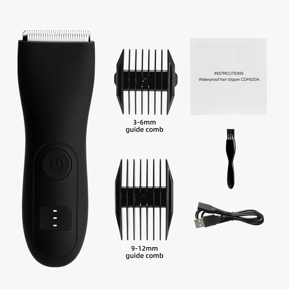 Mens Body Hair Trimmer for Men Balls Women Lady Shaver Hair Removal Bikini Trimmer Groin & Body Shaver Groomer Arm Beard Razor