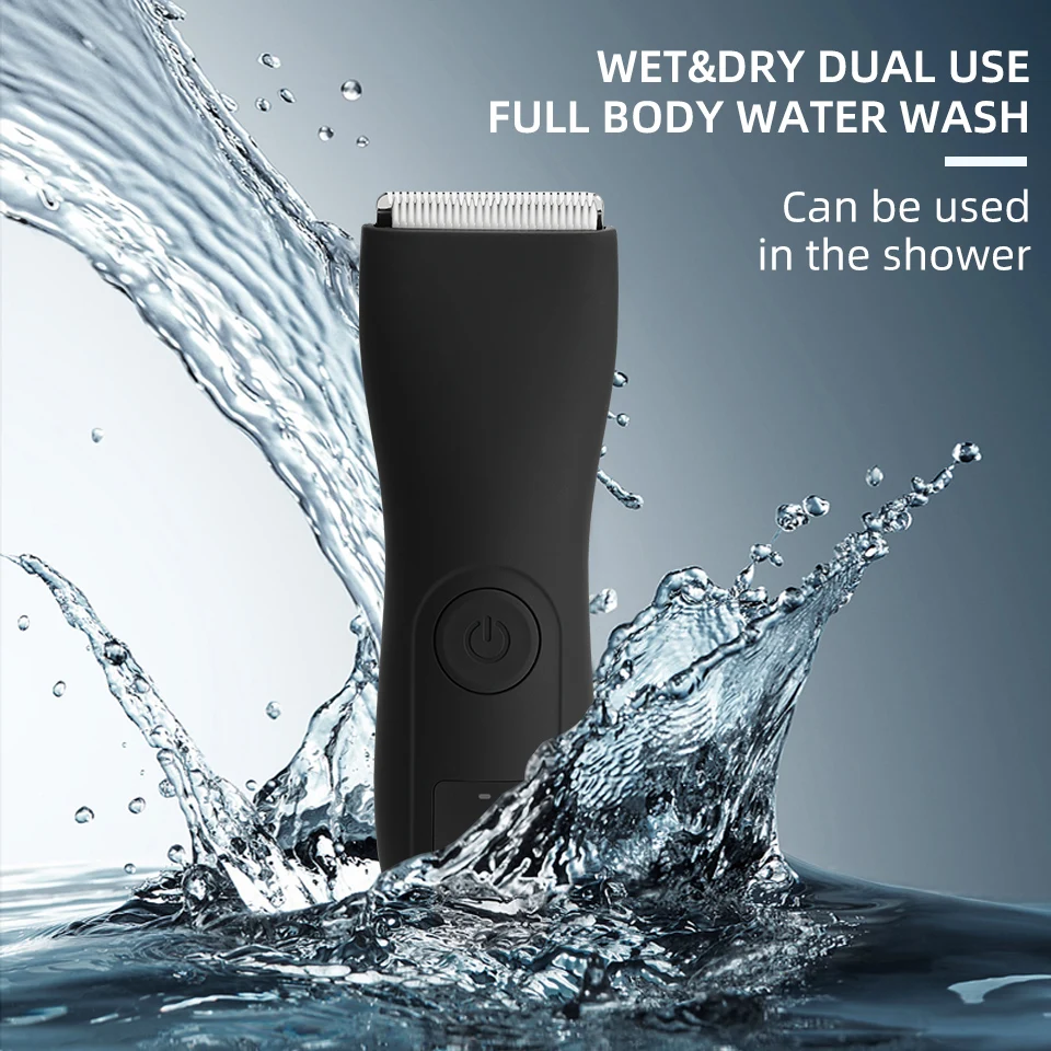 Mens Body Hair Trimmer for Men Balls Women Lady Shaver Hair Removal Bikini Trimmer Groin & Body Shaver Groomer Arm Beard Razor