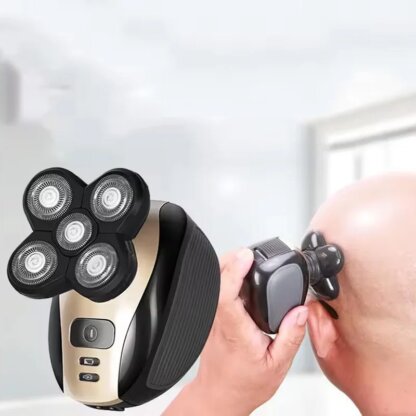 מכונת גילוח לפנים ולקרחת 5 ראשים