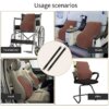 ⁦כרית מושב Memory Foam מחומר ויסקו אלסטי: הפתרון המהפכני לישיבה נוחה ובריאה⁩ – תמונה ⁦3⁩