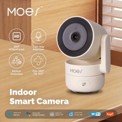 ⁦מצלמת אבטחה חכמה Moestuya WiFi - לבטיחות מתקדמת!⁩ – תמונה ⁦2⁩