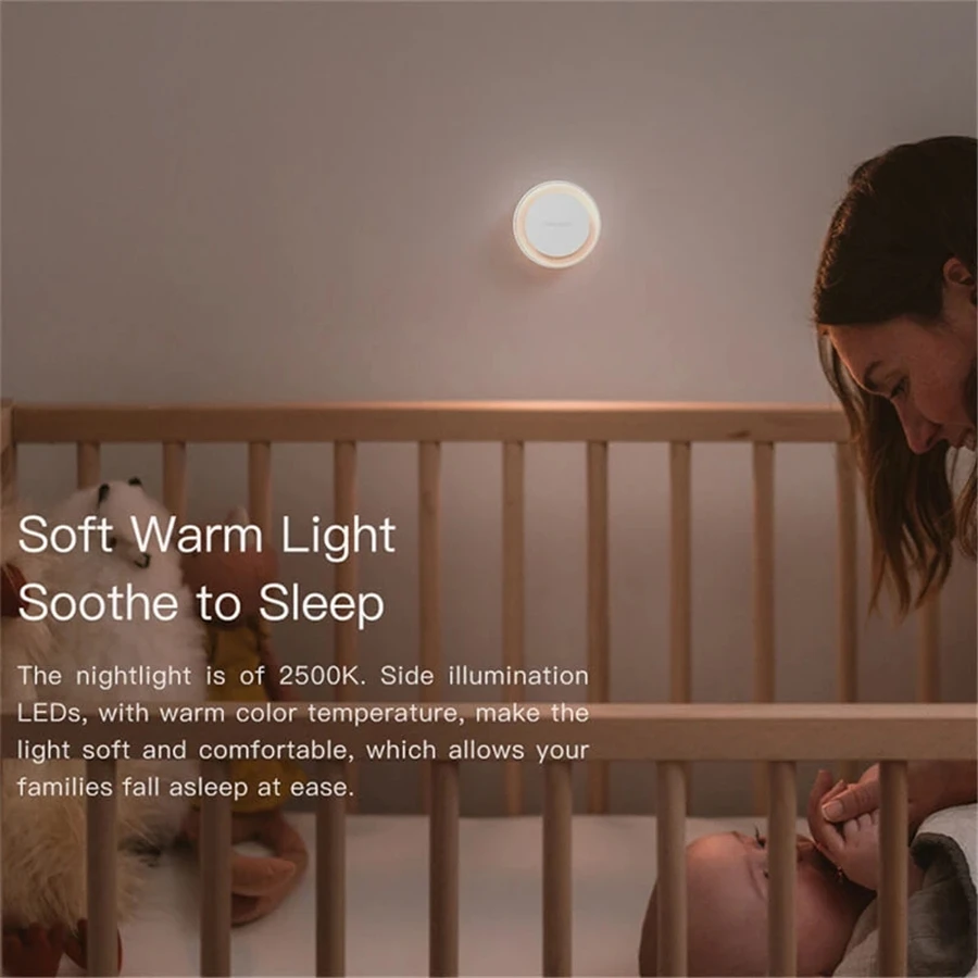Yeelight Smart Night Light Intelligent Recognition Energy Saving Lighting Low Power Consumption Light Sensor EU plug
