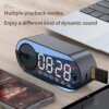 ⁦שעון מעורר אלחוטי עם רמקול Bluetooth ותצוגת LED גדולה⁩ – תמונה ⁦3⁩
