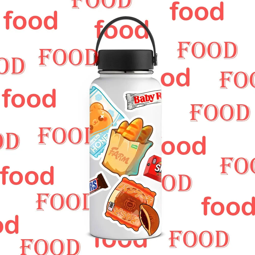 50Pcs Food Drink Snacks Stickers Packaging Phone Bike Wall Motorcycle Laptop Cute Cartoon Waterproof Sticker for Kids Toys 50Pcs Food Drink Snacks Stickers Packaging Phone Bike Wall Motorcycle Laptop Cute Cartoon Waterproof Sticker for Kids Toys