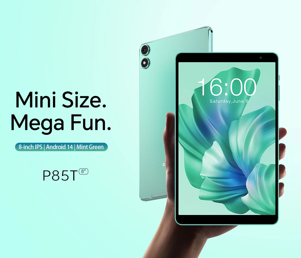 Teclast P85T 2024 Tablet (Allwinner A523 1.8GHz 8-Core/10GB (4GB+6GB)RAM/64GB ROM/8 Inch 1200*800iPS/WiFi 5/BT 5.0/5000mAh