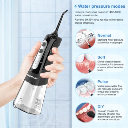 ⁦סילונית מים אלחוטית מבית INSMART – הדרך הקלה לשמירה על בריאות השיניים!⁩ – תמונה ⁦3⁩