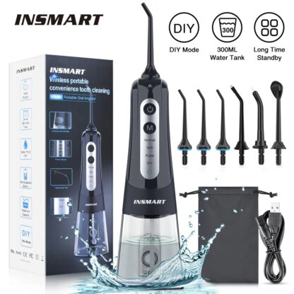 ⁦סילונית מים אלחוטית מבית INSMART – הדרך הקלה לשמירה על בריאות השיניים!⁩ – תמונה ⁦2⁩