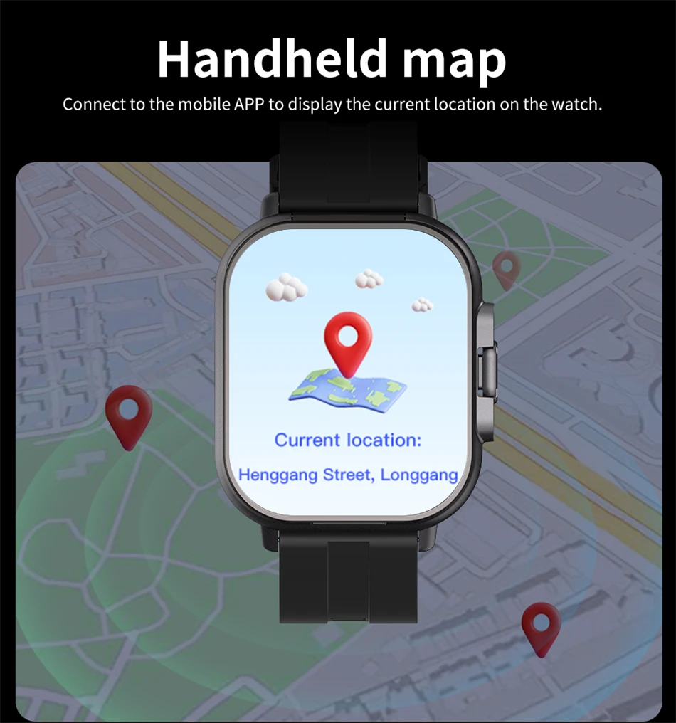 Smart Watch 2 in 1 With Earphone Smartwatch Bluetooth Call Men Watch GPS Track Heart Rate Monitor Play Music SmartWatch