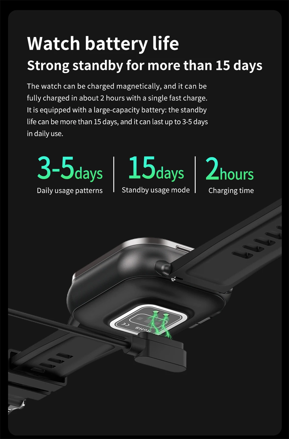 Smart Watch 2 in 1 With Earphone Smartwatch Bluetooth Call Men Watch GPS Track Heart Rate Monitor Play Music SmartWatch